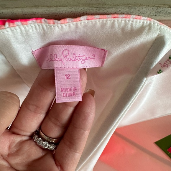 Pink Strapless Ruffle Dress - Picture 4 of 5